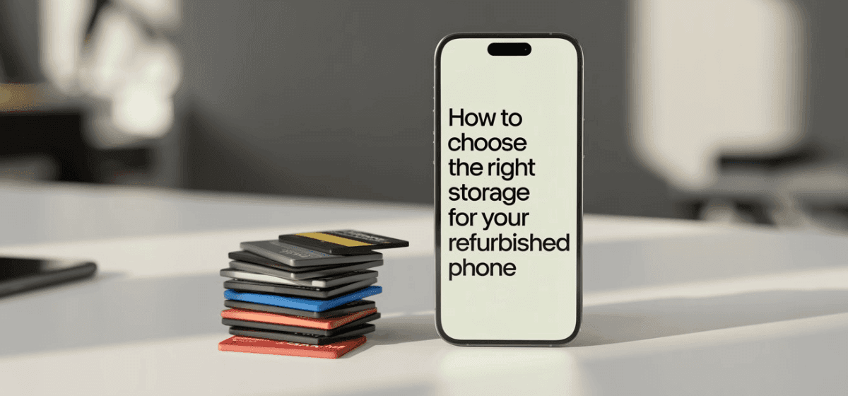 How to Choose the Right Storage for Your Refurbished Phone