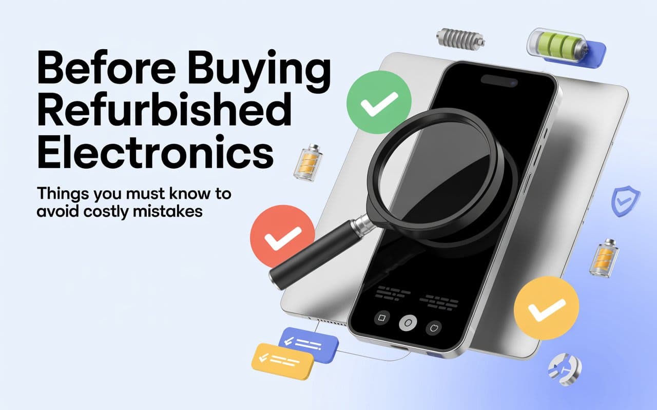 Before Buying Refurbished Electronics Things You Must Know to Avoid Costly Mistakes 