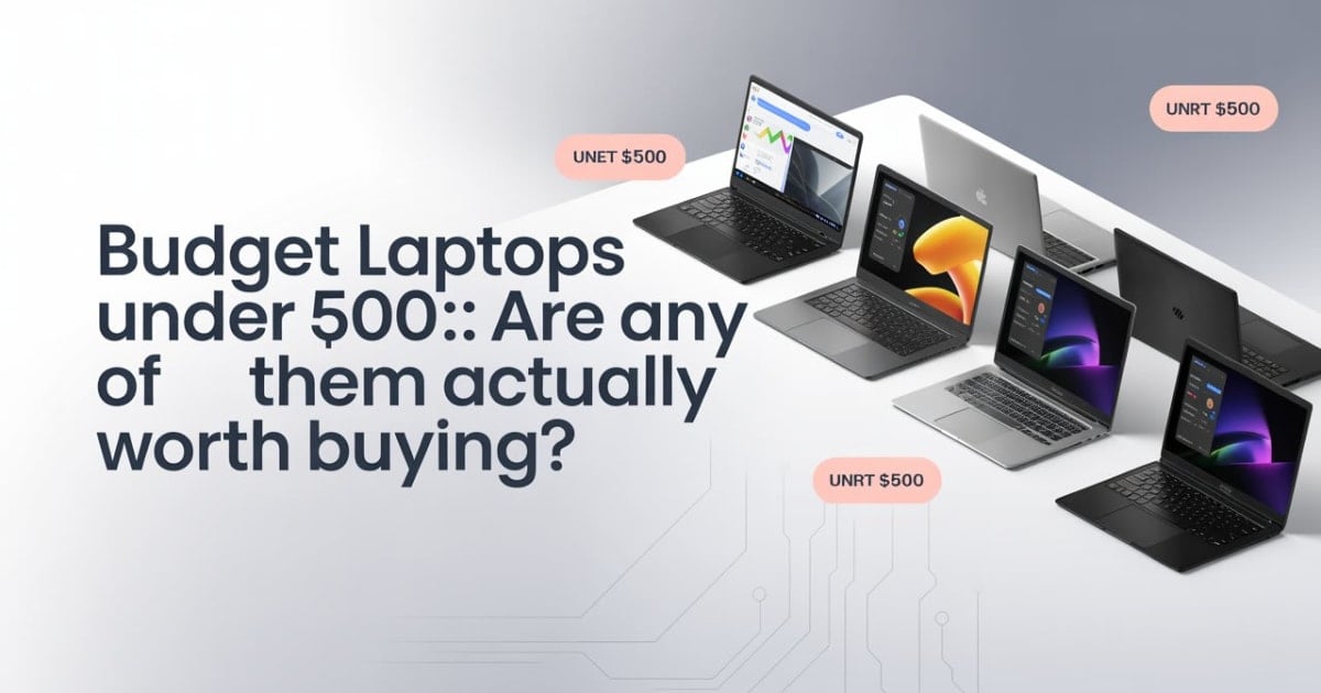 Budget Laptops Under 500 Are Any Of Them Actually Worth Buying